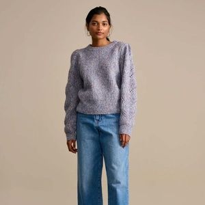 New BELLEROSE Rafo Sweater Combo B Puff Sleeve Sweater 2 M L